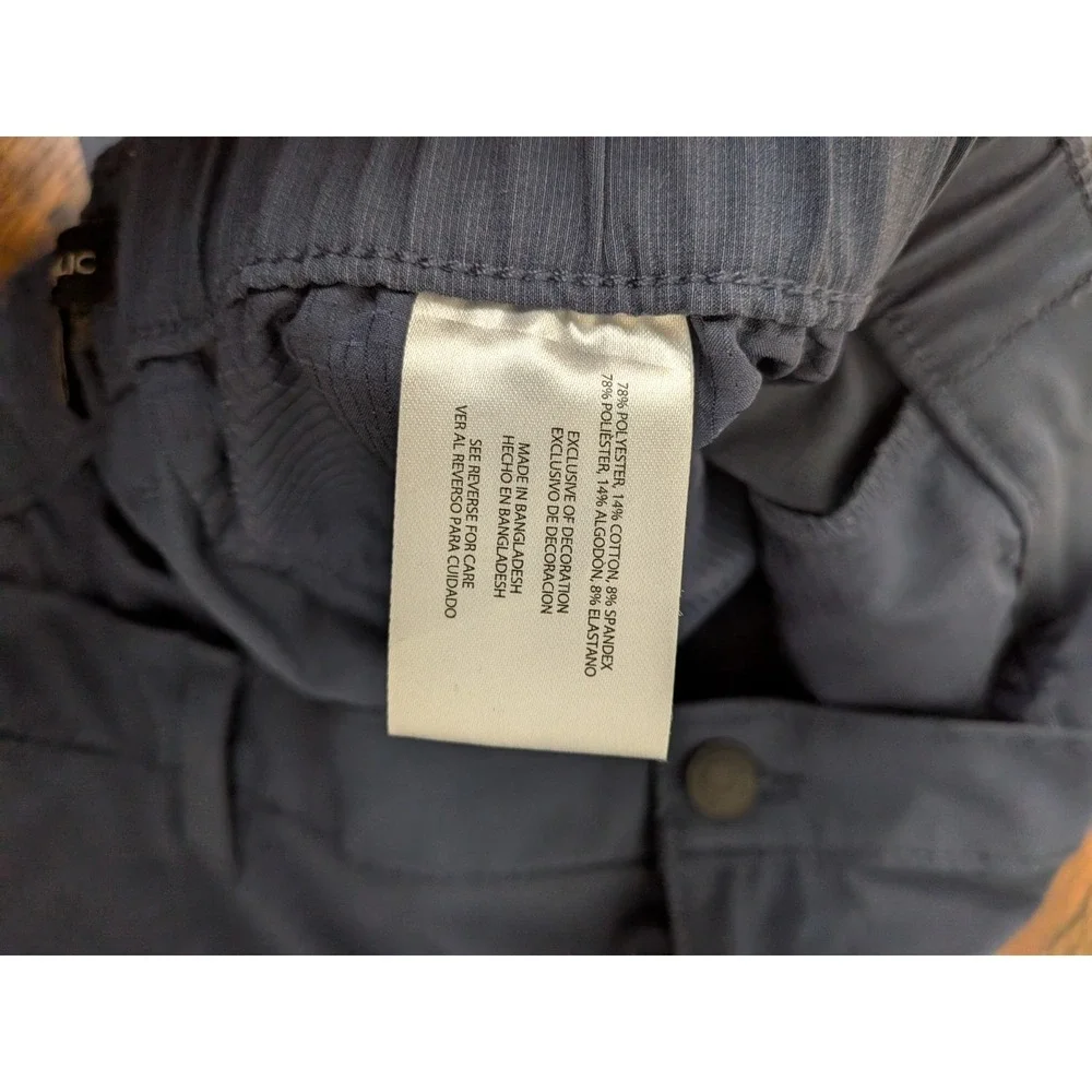 Banana Republic Shorts Men's 38 Tech Chino‎ Athletic Navy Blue